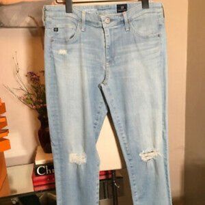 Adriano Goldschmed The Stilt Roll-Up Blue Jeans